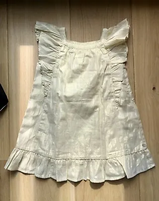 Tartine Et Chocolat Girls Dress Gold Age 4 • £39