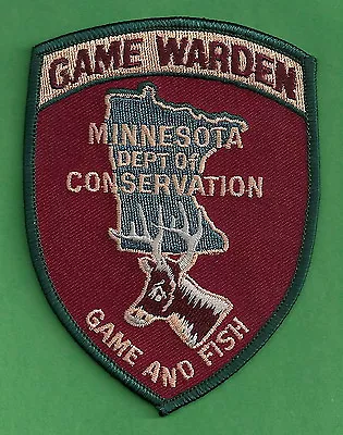 Minnesota State Conservation Game Warden Enforcement Shoulder Patch  • $8