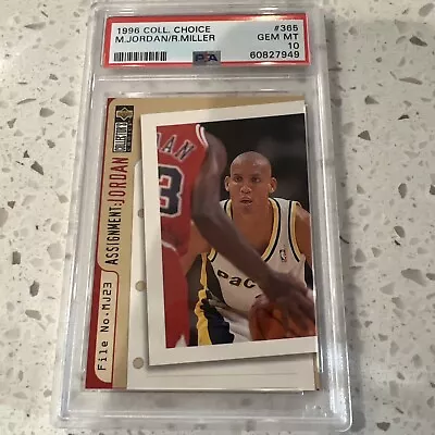 1996-97 UD Michael Jordan/Reggie Miller Upper Deck Collectors Choice PSA 10 • $0.99