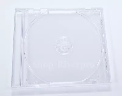 25 CD Jewel Cases With Clear Tray Assembled 10.4mm Spine High Quality Brand New • £13.95