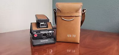 Polaroid SX 70 Model 3 Instant Film Land Camera With Leather Case! Untested • $10
