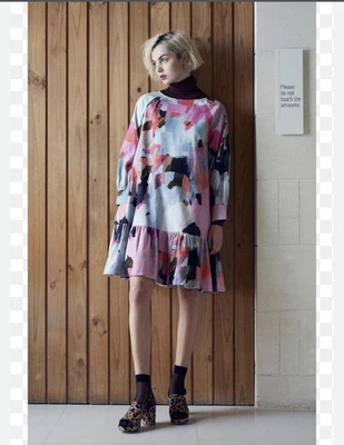 $74 • Buy Gorman X Megan Grant Corduroy Dress 6 (fit To 8)