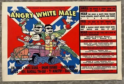 Angry White Male Tour MIKE DIANA Stu Helm KING VELVEEDA 2001 SCREEN PRINT Poster • $26.99