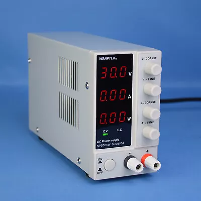 DC Power Supply Variable Adjustable Switching Regulated Power Supply 0-30V 0-6A • $57.95