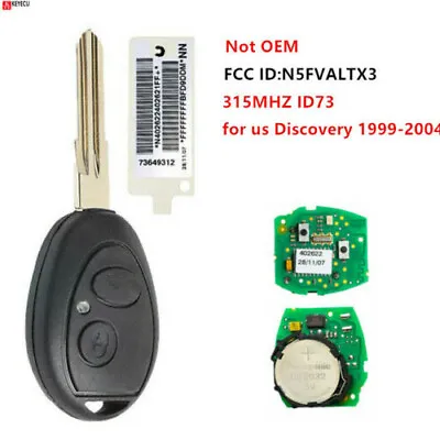 New Remote Key Fob 315Mhz ID73 For US Land Rover Discovery 1999-2004 - N5FVALTX3 • $19.51