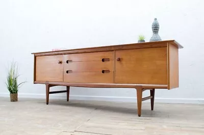 A Younder Ltd Teak Mid Century Sideboard Danish Influence 60s Delivery Available • £675