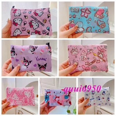 Kuromi Hello Kitty My Melody Foldable Shopping Bag Recycle Handbag Shoulder Bags • $4.54
