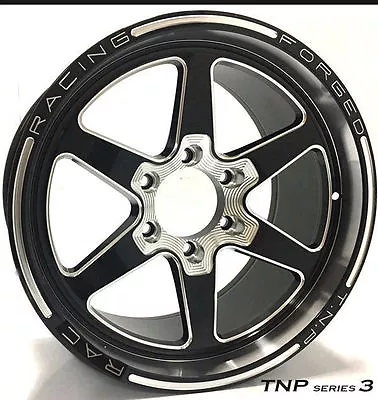 18 Inch 6 Stud Tnp 3 Black Off Road Style Wheels & Tyres Nissan D40 Navara Cmk • $2315.90