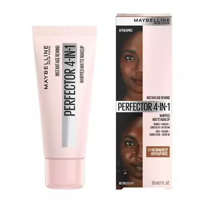 Maybelline Instant Age Rewind 4-In-1 Matte Foundation 04 Medium/Deep  Pack Of 1 • $7