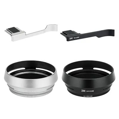 JJC Metal Thumbs Up Grip Hand Holder + Lens Hood For Fujifilm X100VI X100V X100F • $26.99