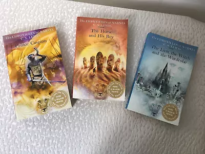 Three Great Novels From The Chronicles Of Narnia By C.S.Lewis Paperback Books • £3