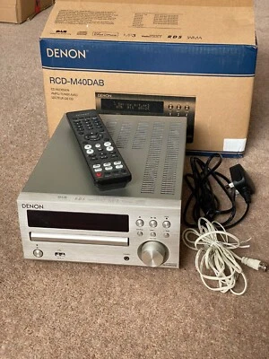 £46 • Buy Denon RCD M40DAB CD/DAB/FM CD Player, Tuner, USB Input, With Remote