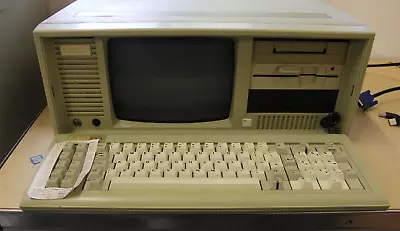 IBM PC XT CLONE LUGGABLE PERSONAL COMPUTER 1980s CRT 5.25  8088 • £349.99