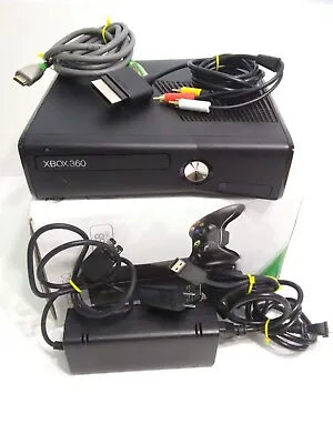 Microsoft Xbox 360 Slim 4GB Console Box Wires Video Game System • $95