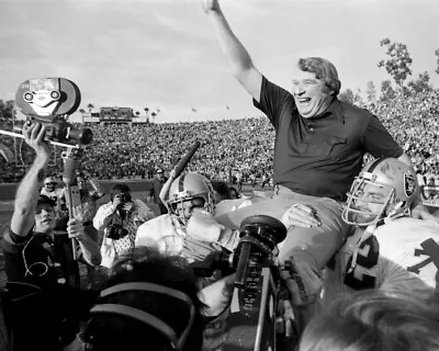 1977 Oakland Raiders JOHN MADDEN At Super Bowl XI 8x10 Photo Print Poster HOF 06 • $5.49