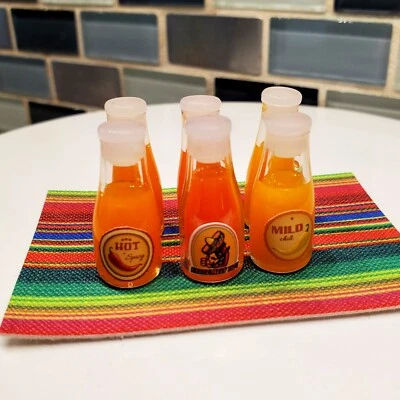 $6.99 • Buy 1/6 Scale Mexican Hot Sauce Kitchen Barbie Poppy Parker Miniature Food Toy Doll