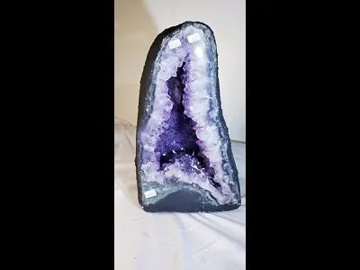 $433.95 • Buy Amethyst Church Crystal Cathedral Geode - Great Color!  12  Tall