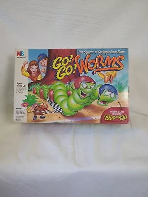 1993 Vintage Go Go Worms Squirm'n Squiggle Race Board Game Milton Bradley • $22.50