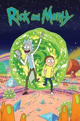 Rick And Morty (Poster Print Wall A4 A3 A2 Satin 260gsm) • £5.85