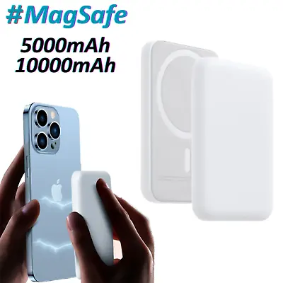 MagSafe Magnetic Wireless Power Bank Wireless Portable Charger Fast Charging 5W • £11.99