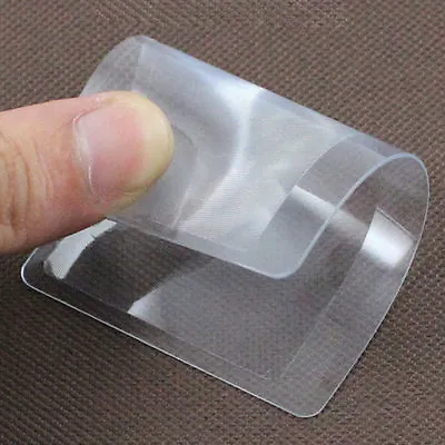5pcs Credit Card Size 3*Magnifier Reading Magnifying Glass Pocket Magnifi_hf • $3.88