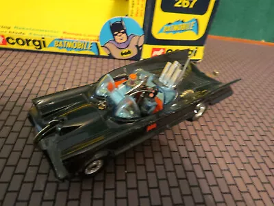 Vintage  Corgi 267 Batmobile 1979 Release In Absolutely Perfect Shape 7 Bonus • $89.99