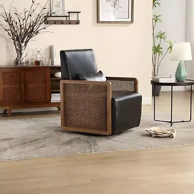 Modern Comfortable Upholstered Accent Chair Leather Accent Chair For Living Room • $187.98