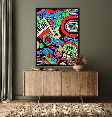 £6.99 • Buy Newport Jazz Festival 2017 Vintage Music Poster Sizes A4 A3 A2 A1 No 1007