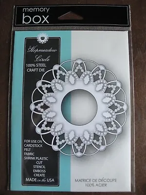 $8.99 • Buy NEW Memory Box Craft Die HOPMEADOW CIRCLE Style No 98513 Ornate Circle Die