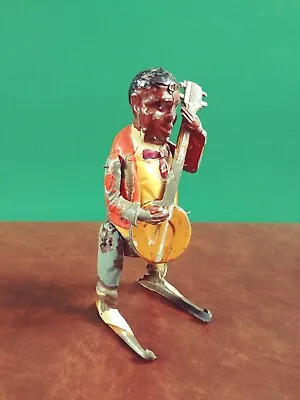 Rare 1910's Gunthermann Tin Wind-up Banjo Minstrel Tinplate • $1350