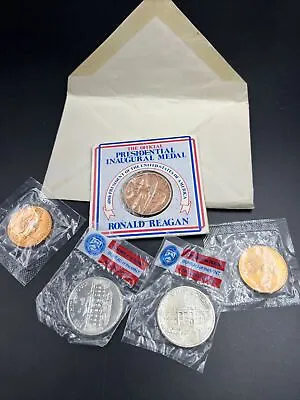 5 Medal Set Ronald Reagan White House Peace Medals • $26.50