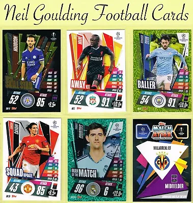 Topps Match Attax Extra 2020-21 ☆ CHAMPIONS/EUROPA LEAGUE Cards ☆ Clubs L To V • £0.99