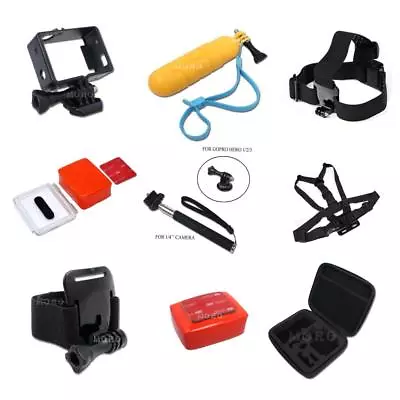 $13.01 • Buy Chest Head Tripod Fliter Roll Handle Case Accessories GoPro HD Hero 5 4 9 8 6 11