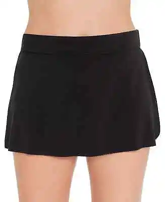 NWT- Magicsuit By Miraclesuit Skirted Swimsuit Bottom Swimskirt Black - Size 12 • $36.97