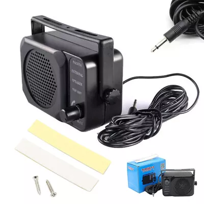 NEW Mini External Speaker CB Radio SH2P4 Mobile Police Scanner Ham Extension • $12.85