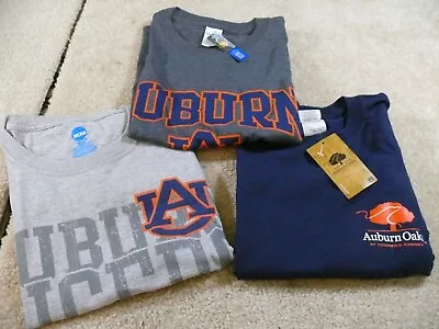 Auburn Tigers Mens Shirt Large Lot Of 3 Tshirts War Eagle Tiger Rags NCAA • $13.99