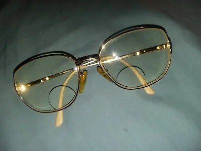 $45 • Buy Vintage Gucci Eyeglasses Frames Gold Oval Full Rim Made In Italy GG 2278 Z60 135