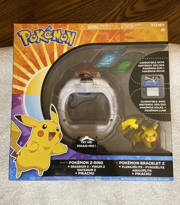 $39.95 • Buy Tomy Pokémon Pokemon Z-Ring Bracelet Pikachu Set Nintendo 3DS 2DS Sun Moon ~New!