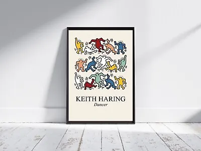 Keith Haring - Dancer - Wall Art Poster Print - A5 A4 A3 #032 • £4.99