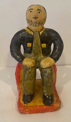 Vintage Mexican Folk Art Pottery Male Figurine Aurelio Flores Mexico • $95