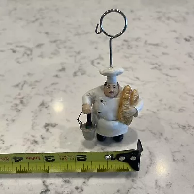 Chef Hat Mini Figurine Statue  5” Kitchen Art Decor Food Figurine Sculpture BLN • $11.95