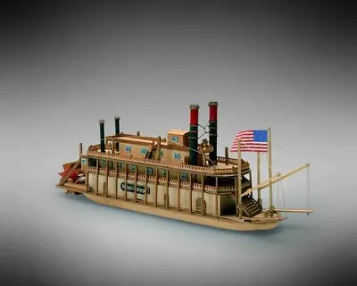 Mamoli MM13 - Mississippi - Pre-Carved Wooden Hull Ship Model Kit - Scale 1/206 • $89.99