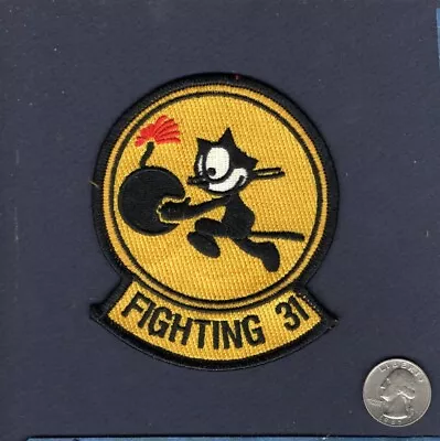 VF-31 TOMCATTERS US NAVY Grumman F-14 TOMCAT 4  Fighter Squadron Patch • $7.99