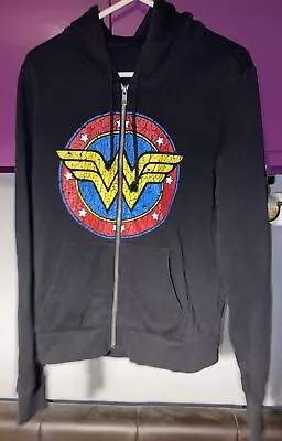 Wonder Woman Hoodie H&M Full Zip S 8 10 Small Vintage VGC DC Superheroes • £10