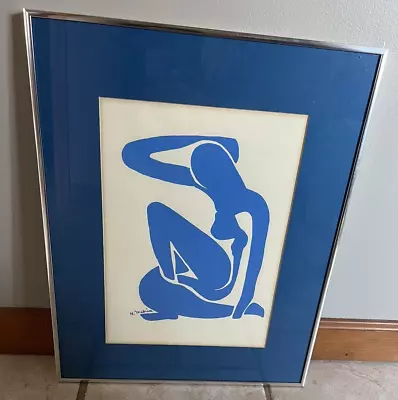 Henri Matisse Blue Nude Woman Framed Lithograph 16  X 20  • $50