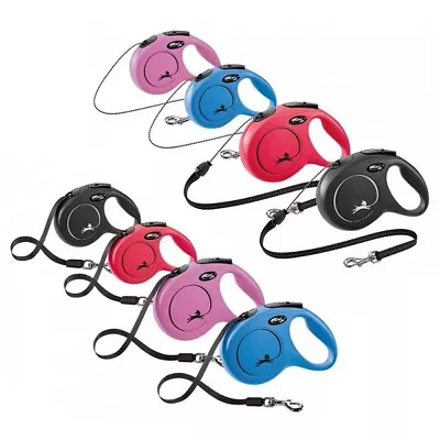 £13.75 • Buy Flexi Dog Lead Retractable Cord Tape NEW Classic Leash XS S M L 3m 5m 8m 8-50 Kg