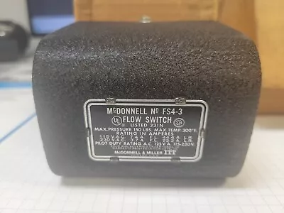 McDonnell & Miller Flow Switch No FS4-3 150PSI • $149.99