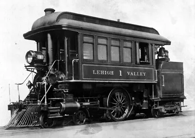 Negative - Lehigh Valley Railroad 4-2-4 Type Inspection Steam Locomotive No. 1 • $52