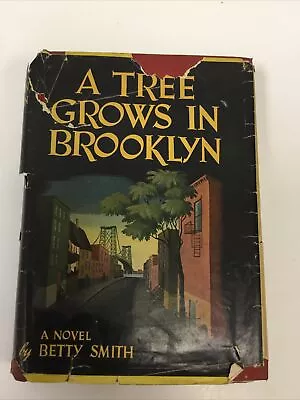 A Tree Grows In Brooklyn 1943 Book Good DJ Rough  • $15