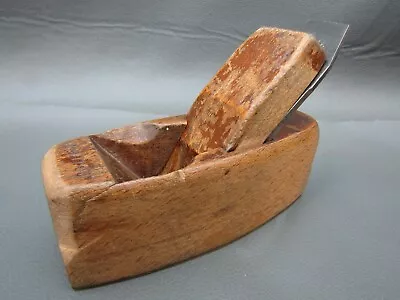 Unusual Small Wooden Smoothing Plane Vintage Old Tool By A Mathieson & Son • £10